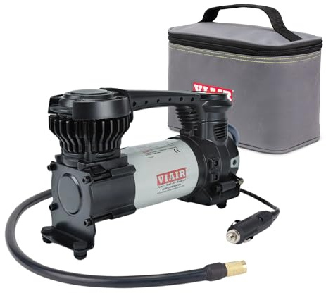 VIAIR Digital EVC85P - Portable Air Compressor Tire Inflator for Car, SUV & Truck | Preset Automatic Shut Off Feature | 12V Road Tire Pump Air Compressor 60 PSI