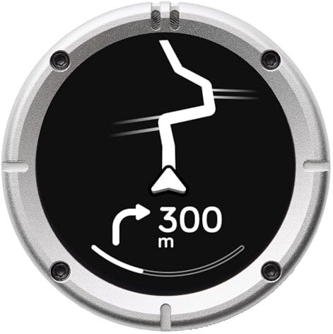 Beeline Moto II - Motorrad-Navi mit modernster Technologie| Kompaktes Design, Wasserdicht, GPS Funktion, 14-Std. Akkulaufzeit | Handschuhfreundlich, perfekt für Touren & Pendeln (Silber)