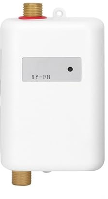 ZKLGS Instant Water Heater, 3800W Electric Water Heater Instantaneous Tankless Instant Hot Water Heater Shower Flow Water Boiler(Bianco)