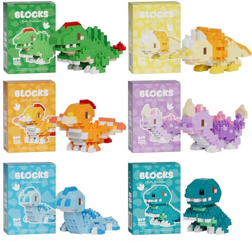 VEQENIFY Mini Bausteine,Bausteine Set,Klemmbausteine TiereSet,Mini Tiere BausteineSet,Baustein-e Spielzeug Kit,für Kinder ab 6 Jahren Erwachsene Geburtstagsgeschenke