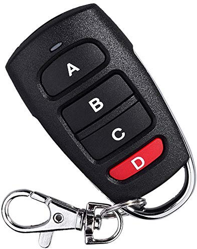 1 télécommande universelle pour ouvre-porte de garage, porte de garage, télécommande de clonage de portail électrique, 433 MHz, apprentissage programmable