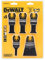 DEWALT DT20732-QZ DT20732-QZ-Juego 5 Hojas de Sierra para Multi-herramienta, Silver