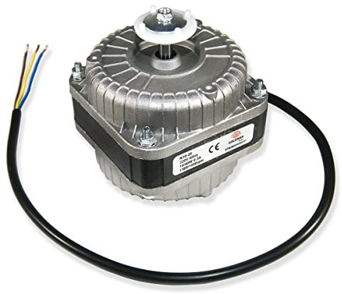 GOLDMAN SERVICE Lüftermotor, 10 W, Multifunktionsanker für Kühlschrank, Gefrierschrank, Industriekühlkammer, kompatibel mit großen Marken (10 W)