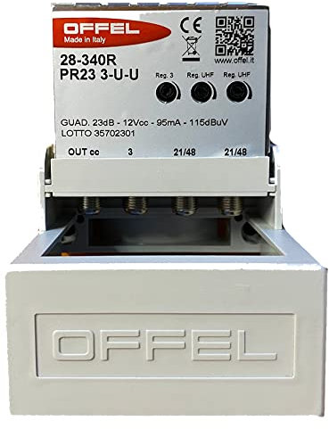 Amplificatore esterno OFFEL 12V larga banda serie LB 28-340R 21/48 3 UH