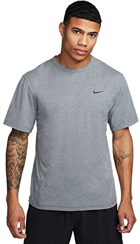 NIKE DV9839-451 M NK DF UV HYVERSE SS T-shirt Men's OBSIDIAN/HTR/BLACK Size M