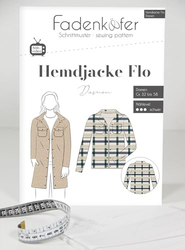 Schnittmuster und Nähanleitung - Hemdjacke Flo Damen