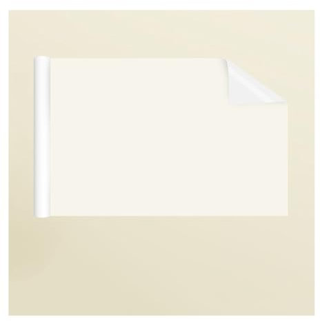Papier peint for tableau blanc électrostatique Adsorption électrostatique Film protecteur mural amovible, for : maison, entreprise, école.(0.9x2m)