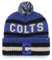 '47 NFL Indianapolis Colts Unisex Bering Bobble Winter Hat, Team Logo, Farbe Royal Blau