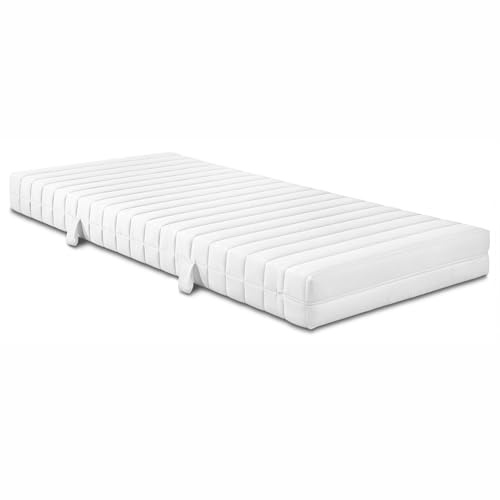 Bodyprotect Taschenfederkernmatratze Comfort Line 80x200 cm, Federkern orthopädische Matratze Härtegrad H3 fest, Öko-Tex, ergonomische 7 Zonen Federkernmatratze, Höhe 16, Made in EU