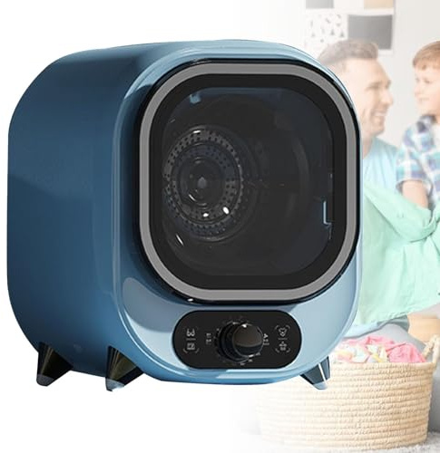 Asciugatrice A Condensazione, Asciugatrice Portatile Compatta Con Capacità Di 5 Kg, Per Casa, Appartamenti, Dormitori E Piccoli Spazi, A Condensazione, Centrifuga(Blue)