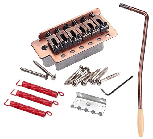 Tremolo Sistemi Ponte Chitarra Elettrica Piastra Collo con Selle In Acciaio Stampato per Chitarre Strumenti Musicali Ponte Tremolo