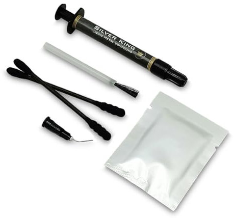 1 one enjoy Pasta térmica de Metal líquido, 79 W/MK de Alto Rendimiento, Pasta de disipador de Calor de Silver King, CPU para Todos los refrigeradores, 1 gramo