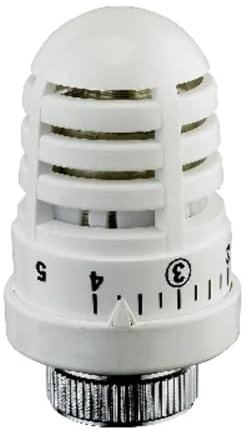 SF Tête thermostatique avec capteur Liquide Blanc, Multicolore