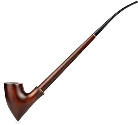 Dr. Watson – 34 cm extra lång Churchwarden tobaksrör, Tolkiens hobbystil (Mirkwood)