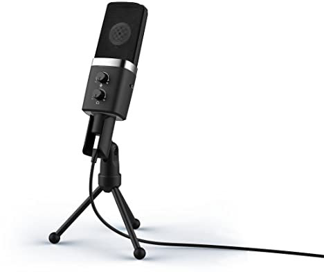 uRage Gaming-Mikrofon Stream 900 HD, USB-Mikrofon, mit Kopfhörerausgang, für PC & Konsole, in schwarz