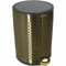 YourCasa Mülleimer Bad 5L aus Edelstahl [Pyramiden Effekt] für Badezimmer und Wohnbereich - Kosmetikeimer mit Deckel & Softclose - WC Abfalleimer klein Badeimer Abfallbehälter Kosmetik(Gold)