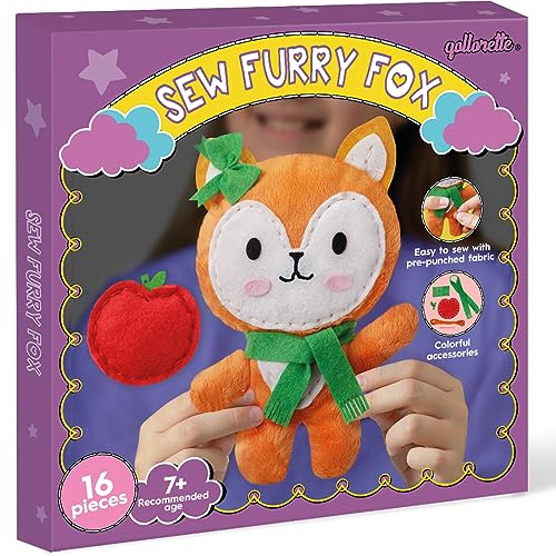 qollorette Imbottiti Feltro Animali Per Bambini, Volpe Lavoretti Creativi Per Bambini Fai Da Te Kit - Giochi Creativi Set Bricolage