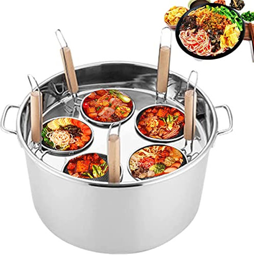 3/4/5 hål pastapåfyllningsset, rostfritt stål pastakastrull och sil, köksredskap för hemmakök, restaurang, kommersiell nar