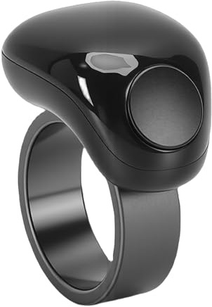 YUEHISY Sveglia Digitale Azan e Anello Contatore Intelligente con Avviso di Vibrazione, Anello Intelligente da 20 Mm per Musulmani, IP67, Display OLED (20 & Si alzò)