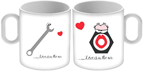 My Custom Style 2 Tazze Standard Ceramica#Amore-Coppia 1#325ml