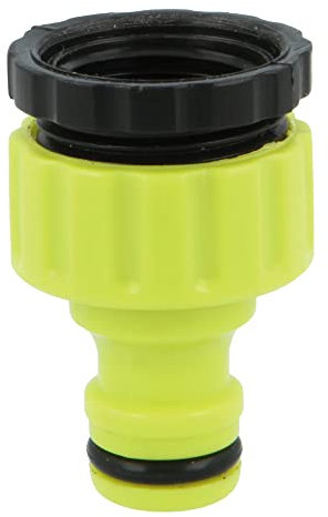 Amig - Adaptador y Reductor para Unión de Grifo con Manguera - 1/2 y 3/4 - Conexión Rápida y Fácil para Mangueras de Agua - Plástico ABS - Verde Pistacho