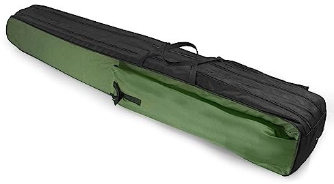 Aves-24 Rutentasche Angeltasche ANGELKOFFER 1, 2 oder 3 Fächer 80 bis 190cm Fishing Angeln Tasche (2 - Fächer, 80cm)