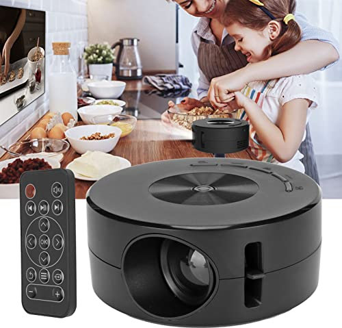 Mini Projecteur LED, Haut-Parleur intégré, Son Clair, Projecteur Portable en Matériau ABS Respectueux de l'environnement, pour Cinéma Maison