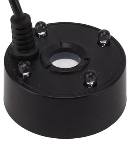 Yanmis Generador de Niebla Ultrasónico con Luces LED de Colores y Nebulizador, Fuente de Alimentación USB, Atomizador Impermeable para Estanque de Peces de Rocalla, Decoración de Fiesta