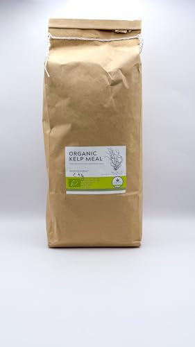 ALMICANNA: Organic Kelp Meal Farine de varech bio pour plantes de cannabis 2 kg Pour le thé de compost et comme amendement dans Living Soil