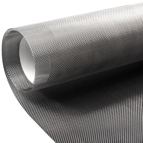 Vandicka 304 Stainless Steel Wire Mesh Roll 2 Metre x 30cm - 20 Mesh Fine Metal Mesh - Air Brick Mesh Covers Vent Screen for Mouse Rodent Proof Insect Pest Control