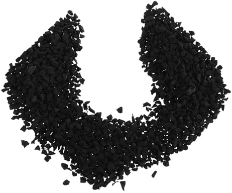 FRCOLOR Pellet di Gomma per Campo Sportivo, Granuli per Riempimento Prato Sintetico, Materiale Assorbente e Drenante per Campi Atletici e Spazi Ricreativi