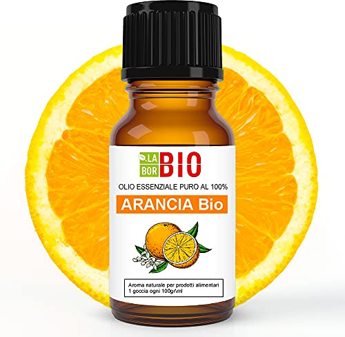 Naranja Siciliana Bio Aceite Esencial 100% Puro 10 ml - Uso Alimentario Terapeutico Cosmetico Aromaterapia - Laborbio