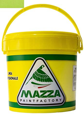 MAZZA Pittura Decorativa Per Interni Brillantinata Glitterata Lt 5 Dusk Colorificio Vernice Brillantini Glitter Muro Idropittura Murale Colorata (Verde Prato Medio Dk4071)