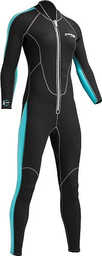 Cressi Lido Lady MONOPIECE Wetsuit Black/Aquamarine 2mm XL/5