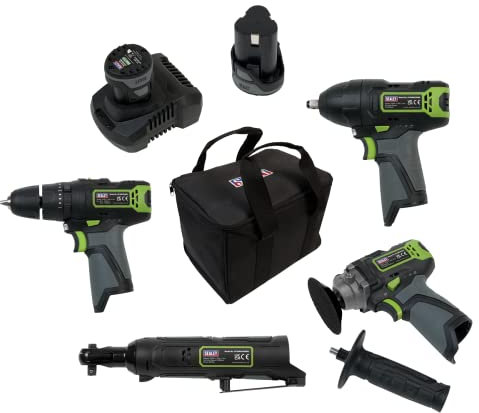 Sealey 4 x 10.8V SV10.8 Series Cordless Combo Kit - 2 Batteries CP108VCOMBO1