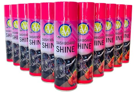 CVS - Spray de silicona para salpicadero de coche: limpia, brilla y protege el interior del coche, restaura el brillo, limpiador interior del coche, elimina la suciedad, el polvo y los residuos, aroma