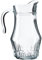 KADAX Brocca in vetro da 1,5 l, brocca in vetro resistente, con beccuccio e manico maneggevole, caraffa in vetro per bevande fredde, succhi di frutta, latte, tè freddo, trasparente (Fargo)