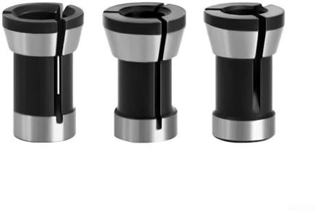 Zilimontt Asta di prolunga per fresa con codolo da 6 mm, 8 mm, 6,35 mm, per macchine di stampaggio di finiture, struttura in acciaio al carbonio, compatibile con fresa elettrica (3 pezzi)