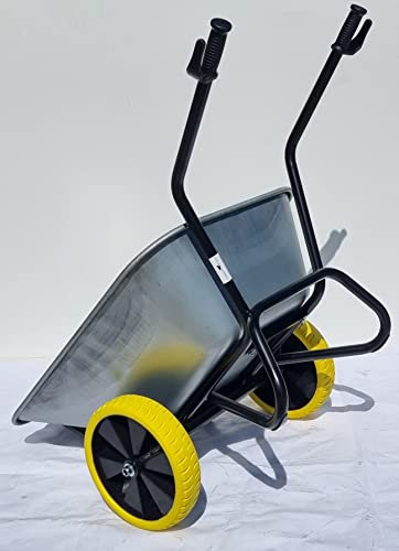 Schubkarre KTL 200L 2-PU Lite Rad-Karre Großmulden Hof- & Stallkarre Futterkarre KELBERG XXL