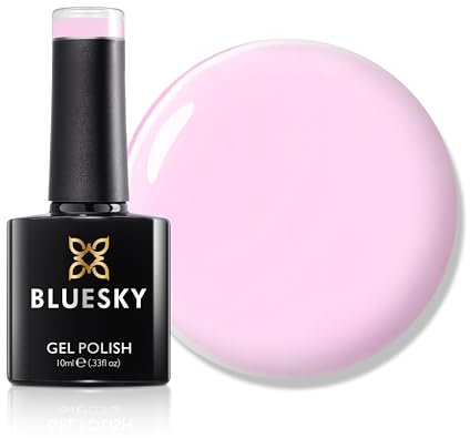 Bluesky Gel Nail Polish 10ml, Blush Blossom - AW2408, Pink Gel Nail Polish for 21 Day Manicure, Professional, Salon & Home Use, Requires Curing Under LED UV Nail Lamp