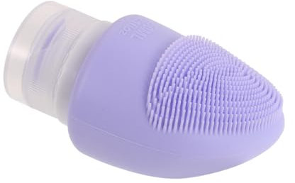 Baluue Silicone Facial Cleansing Brush Bottle Squeezy Travel Toiletries Refillable Shampoo Containers