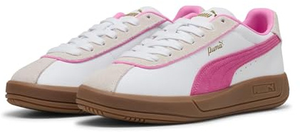 PUMA Damen Club Klassika Sneakers 38, White Pink Pixel Vapor Gray