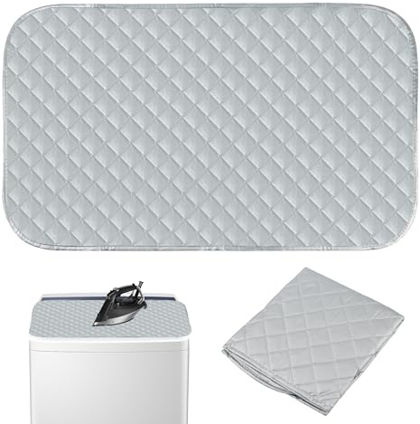 Tappetino da Stiro, 48 x 85 cm Telo per Stirare sul Tavolo Portatile