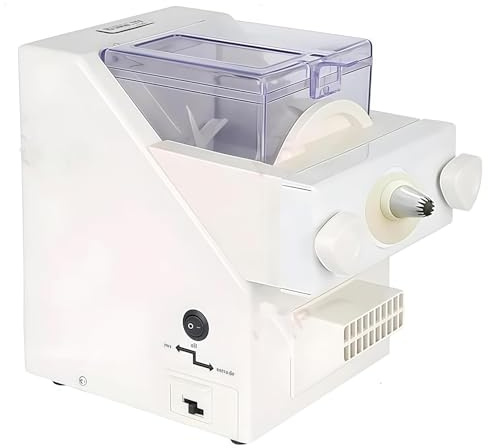 Mixtric Macchina Automatica Preparazione Biscotti, Macchina per Formatura Biscotti 180W con Ugelli Intercambiabili, Impastatrice Elettrica, per Pasticcerie, Cucine e Uso Domestico,Bianca