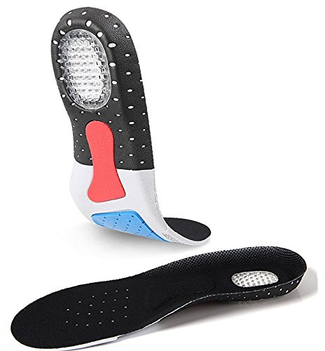 Shoe Insoles - Plantar Fasciitis Inserts for Men & Women, Full Length Arch Support Orthotics Insoles, Heel Pain Relief, Shock Absorption for Walking, Running and Hiking(Women5-9)
