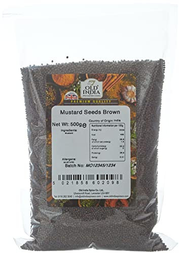 Old India Mustard Seeds Brown 500g