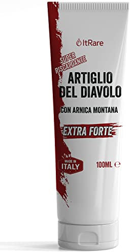 ItRare 100ml - Artiglio Del Diavolo Forte - Pomata Artiglio del diavolo forte | Gel Artiglio del Diavolo con Arnica Montana | Crema Artiglio del Diavolo Forte