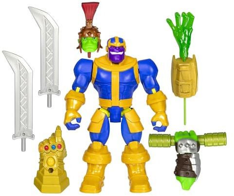 MixMashers Marvel Thanos Custom Avengers Mix-And-Match Deluxe, actionfigur och tillbehör