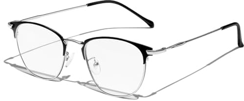 KANASTAL Blue Light Blocking Glasses, Metal Frame Computer Glasses, UV400 | Lightweight Comfort, Ideal for Work, Gaming, Studying & Everyday Screen Use