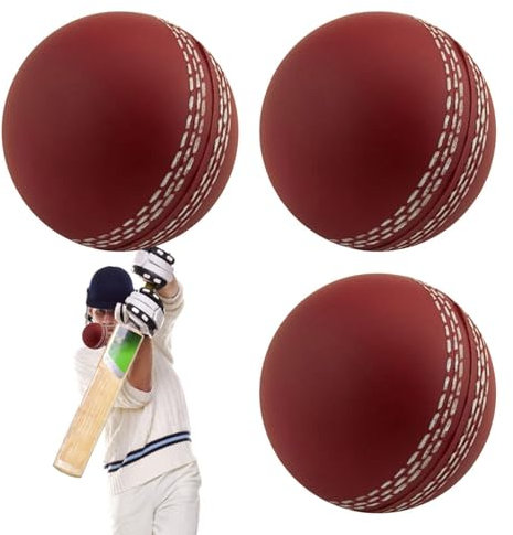 Fmzrbnih Cricketball üben - PU 70 mm Cricket-Windbälle | Sportübungs-Cricketbälle, Sports Wind Indoor Outdoor Weiche Trainingsbälle zum Üben, tragbare Trainingsbälle zum Schwingen, Hüpfen, Drehen